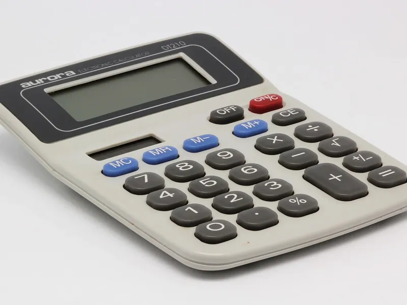 Aurora electronic calculator DT210 02