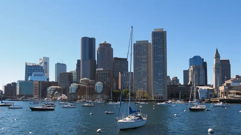 Boston from the Harbour, Massachusetts (493360) (10772382303)