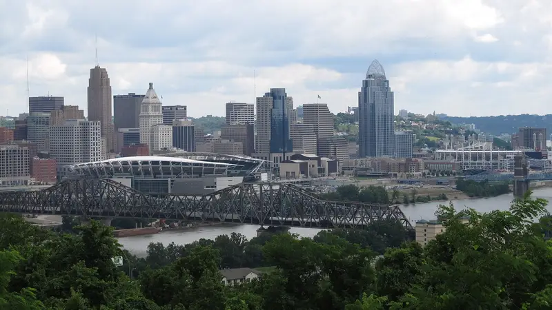 Cincinnati Skyline from Devou Park