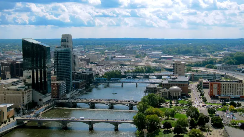 Downtown Grand Rapids from River House