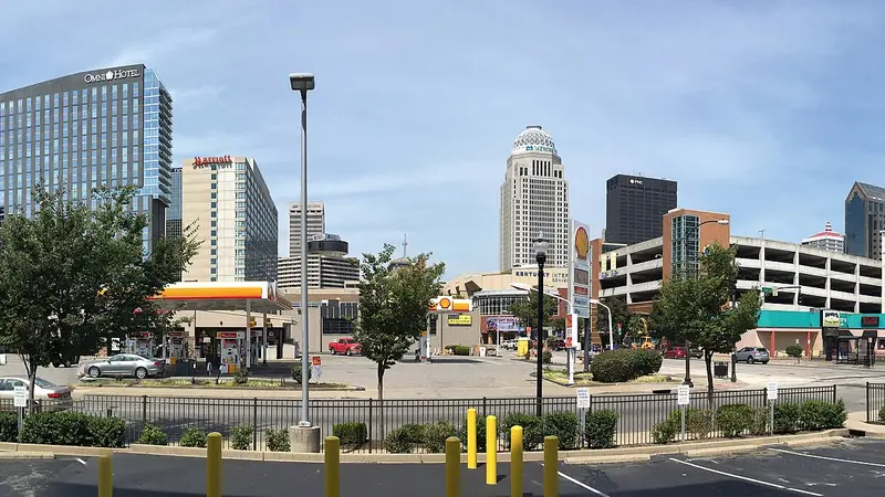 Downtown Louisville from east 2019