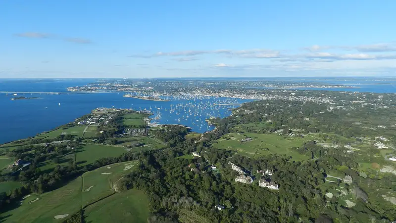 Newport Rhode Island Aerial View
