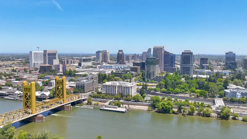 Sacramento, California skyline in 2023