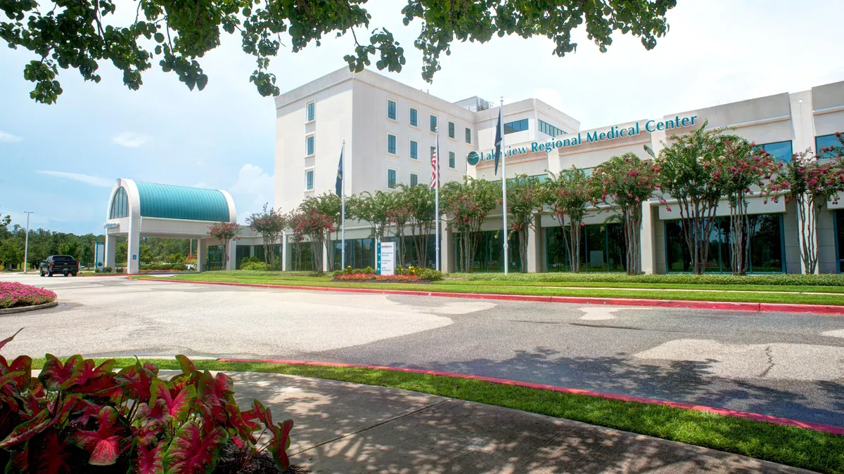 Hospital building exterior
