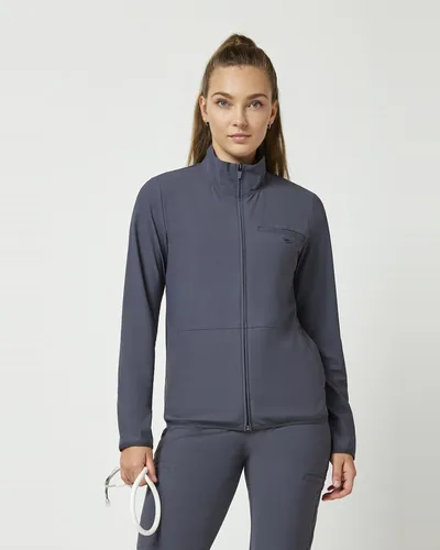 Cherokee Infinity Zip Front 3-Pocket Warm-Up Scrub Jacket